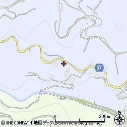 長崎県長崎市長浦町3388周辺の地図