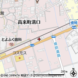 高来斎場周辺の地図