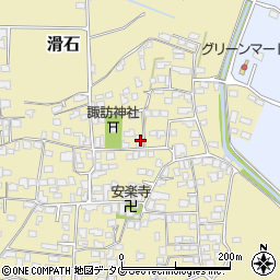 熊本県玉名市滑石541周辺の地図