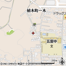 熊本県熊本市北区植木町一木233-6周辺の地図
