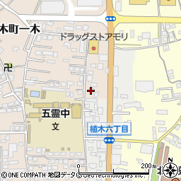 熊本県熊本市北区植木町一木160周辺の地図