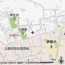 熊本中央信用金庫伊倉支店周辺の地図