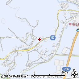 長崎県長崎市長浦町3566周辺の地図
