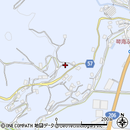 長崎県長崎市長浦町2986周辺の地図