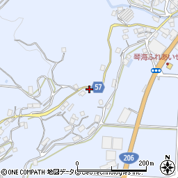 長崎県長崎市長浦町2796周辺の地図