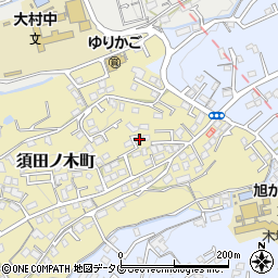 長崎県大村市須田ノ木町788-13周辺の地図