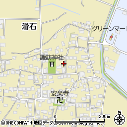 熊本県玉名市滑石543周辺の地図