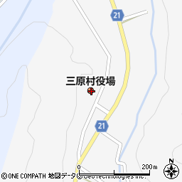 高知県幡多郡三原村周辺の地図