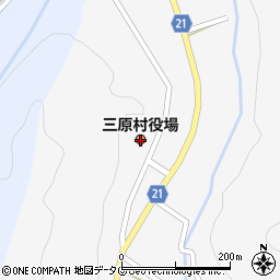 高知県三原村（幡多郡）周辺の地図