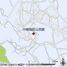 小峰地区公民館周辺の地図