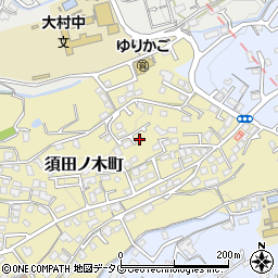 長崎県大村市須田ノ木町790-3周辺の地図