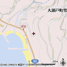 長崎県西海市大瀬戸町雪浦小松郷369周辺の地図
