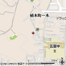熊本県熊本市北区植木町一木234周辺の地図