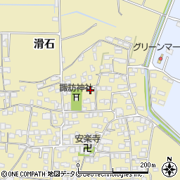 熊本県玉名市滑石546周辺の地図