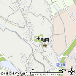 和銅寺周辺の地図