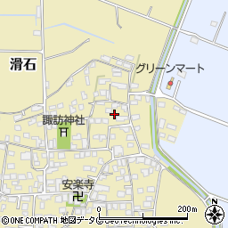 熊本県玉名市滑石518周辺の地図