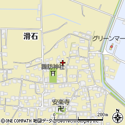 熊本県玉名市滑石495周辺の地図