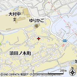 長崎県大村市須田ノ木町795周辺の地図
