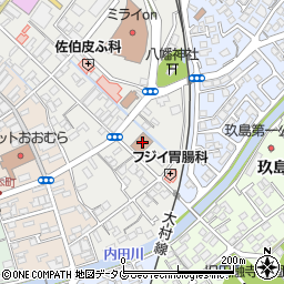 長崎家庭裁判所大村支部周辺の地図