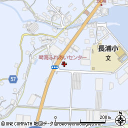 ローソン長崎長浦町店周辺の地図