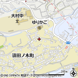 長崎県大村市須田ノ木町795-14周辺の地図