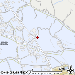 長崎県諫早市高来町小峰207周辺の地図