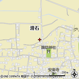 熊本県玉名市滑石348-2周辺の地図