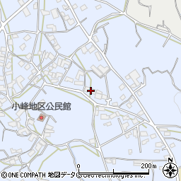 長崎県諫早市高来町小峰583周辺の地図