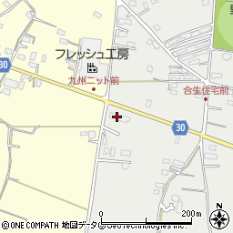 株式会社ヰセキ九州　西合志営業所周辺の地図