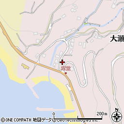 長崎県西海市大瀬戸町雪浦小松郷427周辺の地図