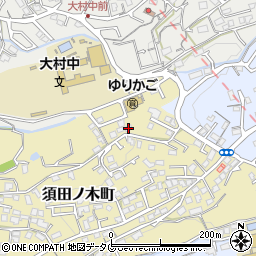 長崎県大村市須田ノ木町24周辺の地図