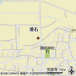 熊本県玉名市滑石348-4周辺の地図