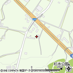 熊本県菊池郡大津町杉水2969周辺の地図