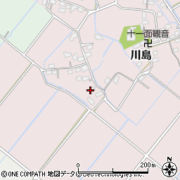 熊本県玉名市川島418周辺の地図