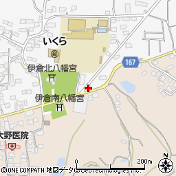 熊本県玉名市伊倉北方2628-6周辺の地図
