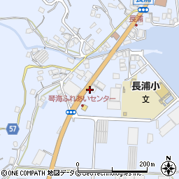 長崎県長崎市長浦町2743周辺の地図
