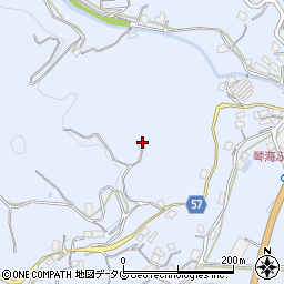 長崎県長崎市長浦町2894周辺の地図