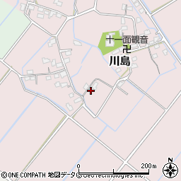 熊本県玉名市川島293周辺の地図