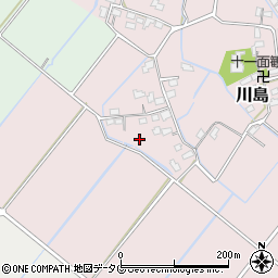 熊本県玉名市川島419周辺の地図
