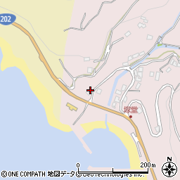 長崎県西海市大瀬戸町雪浦小松郷438周辺の地図
