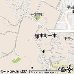 熊本県熊本市北区植木町一木241-10周辺の地図