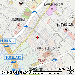 銀屋大村　ネジュアン店周辺の地図