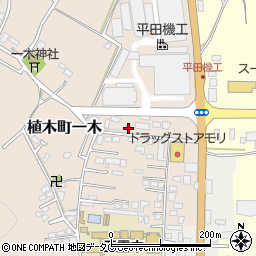 熊本県熊本市北区植木町一木146周辺の地図