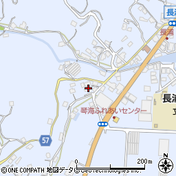 長崎県長崎市長浦町2836周辺の地図