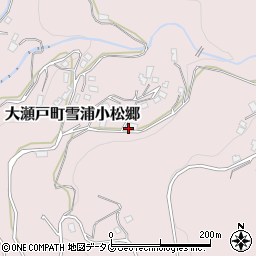 長崎県西海市大瀬戸町雪浦小松郷598周辺の地図