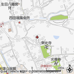 熊本県玉名市伊倉北方3252周辺の地図