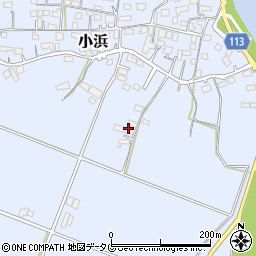熊本県玉名市小浜944周辺の地図