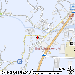 長崎県長崎市長浦町2840周辺の地図