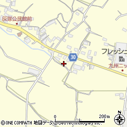 熊本県合志市御代志257-1周辺の地図
