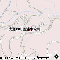 長崎県西海市大瀬戸町雪浦小松郷578周辺の地図